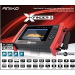 Měřící přístroj Amiko X-FINDER 3  (HEVC S2 + T2 / C)