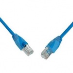 Patch kabel SOLARIX Cat.6 SFTP 1m, modrý, snag-proof ochrana