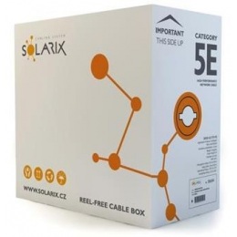 Solarix SXKD-5E-FTP-PE FTP, CAT 5e, 305m, černý