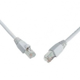 Patch kabel SOLARIX Cat5E UTP 10m, šedý, snag-proof ochrana