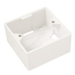 Krabice / box na omítku pod zásuvku SOLARIX SX9, 80x80mm