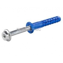 Hmoždinka rámová uzlovací FF1 s krátkou rozp.zónou HEX13 + TORX40, zinek bílý 10x60 mm
