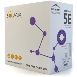 LAN kabel SOLARIX CAT5E UTP LSOH, Dca-s1, d2, a1, Box-305m