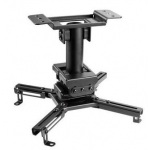 Stropní držák na projektor Vivolink 35kg max, 25,5 cm, 360 °, černá barva
