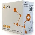 LAN kabel venkovní SOLARIX CAT5E FTP PE, Box-305m