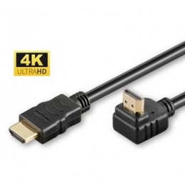 MicroConnect úhlový HDMI kabel, v 1.4, 2m, 1x 90 °