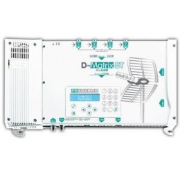 Mikro stanice FRACARRO D-MATRIX-8T, 8xDVB-T/T2 - 8xDVB-T, 2xCI