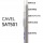 Koaxiální kabel CAVEL SAT501, PVC, 5mm, bílý, prodej na metry