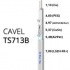 Koaxiální kabel CAVEL TS713B, LSZH, 7,0mm, Class A++(B2ca,s1a,d1,a1), 100m balení