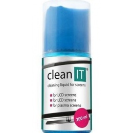 CLEAN IT CL-180, Čistící sprej na obrazovky s utěrkou 200 ml