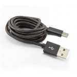 Propojovací kabel USB-A/USB-C, 2.0, 1,5m černý