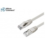 Patch kabel Microconnect Cat6A, S/FTP 5m, LSZH, Cu, šedý